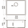 Мойка OMOIKIRI TEDORI 54-U-BE 4993989